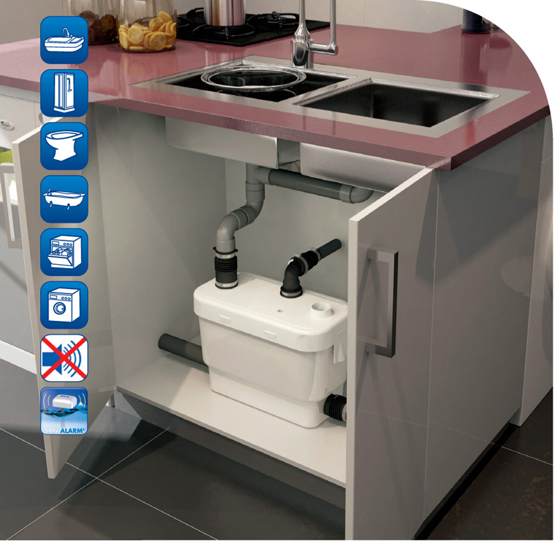 Kitchen wastewater lift pump (type A)